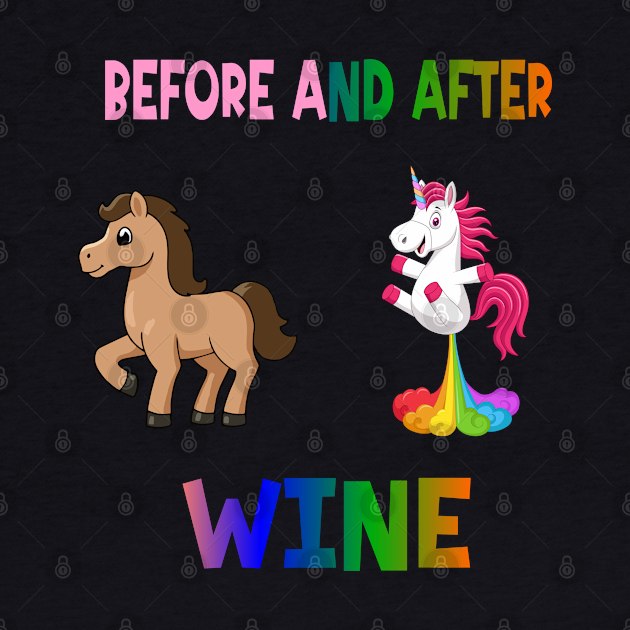 Before and after wine by A Zee Marketing